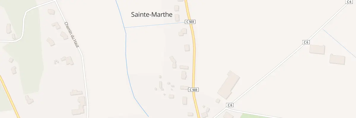 Plan du 209 Rte de Fourques à Sainte-Marthe