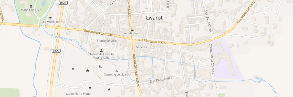 Plan du 11 Rue Mal Foch à Livarot-Pays-d’Auge