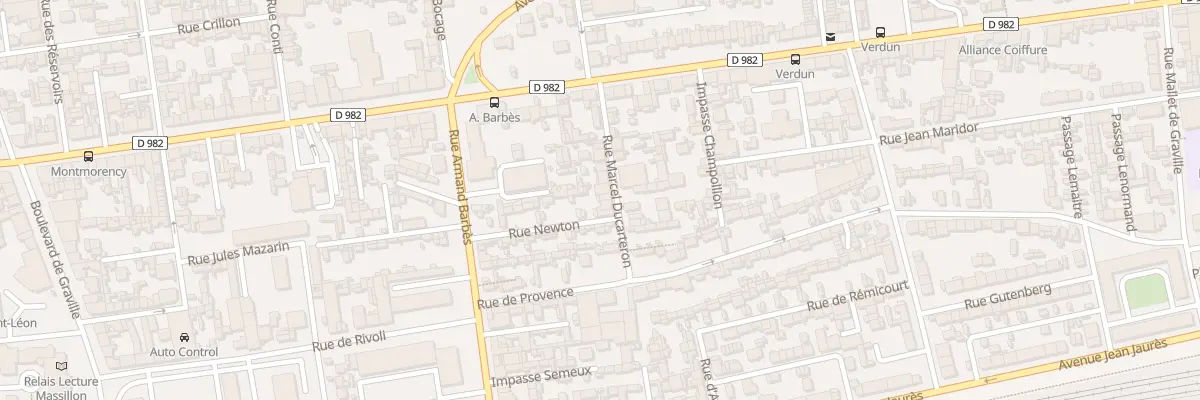 Plan du 14 Rue Marcel Ducarteron au Havre