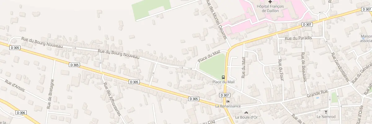 Plan du 24 Pl du Mail au Lude