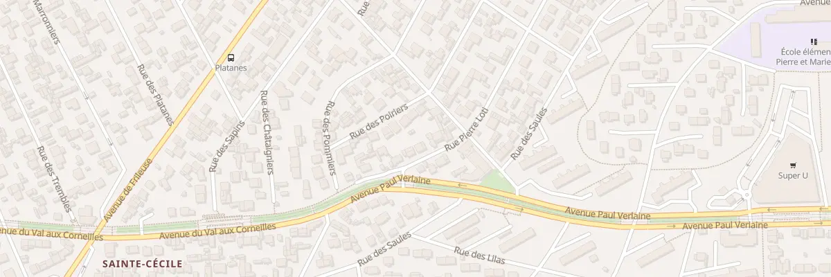 Plan du 109 Rue Pierre Loti au Havre