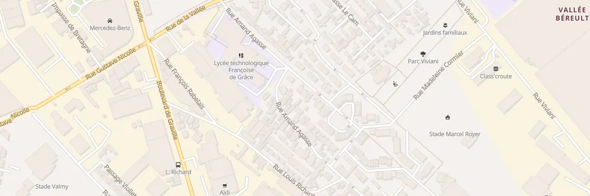Plan du 60 Rue Amand Agasse au Havre