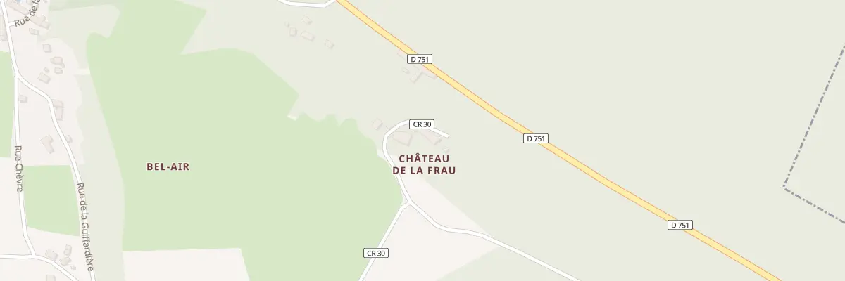 Plan du 80 Frau à Thizay