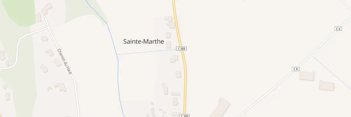 Plan du 285 Rte de Fourques à Sainte-Marthe