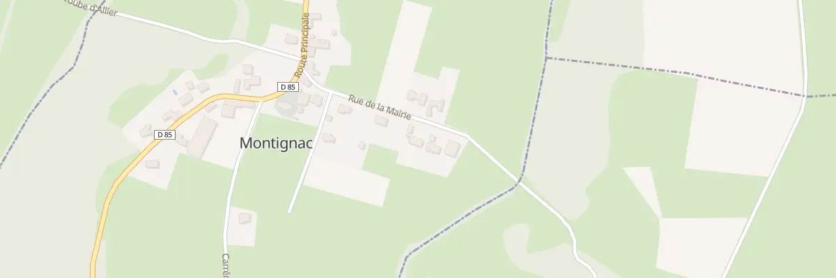 Plan du 21T Devant Le Village à Montignac