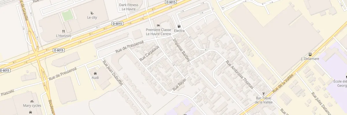 Plan du 44 Rue Nungesser et Coli au Havre