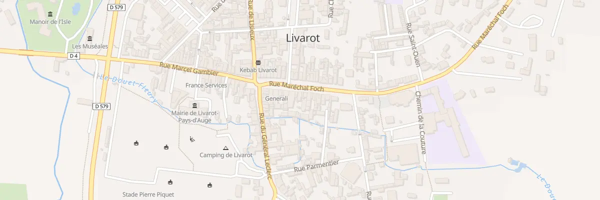Plan du 17 Rue Mal Foch à Livarot-Pays-d’Auge