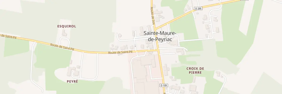 Plan du 5 Pre du Bourg à Sainte-Maure-de-Peyriac