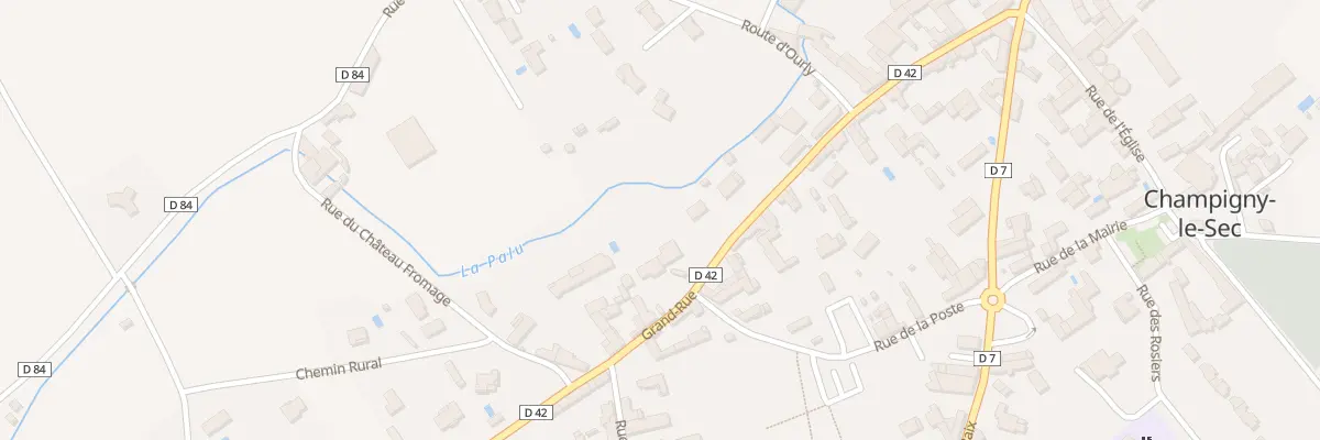 Plan du 19 Gr Grand Rue à Champigny en Rochereau
