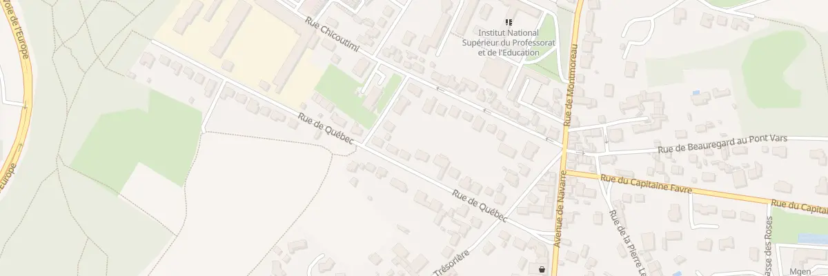 Plan du 20 Rue de Quebec à Angoulême