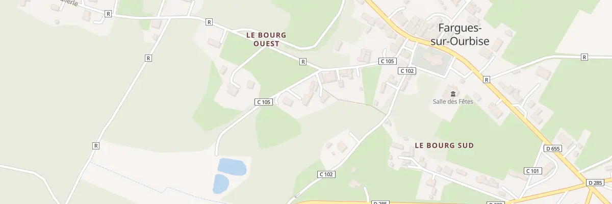 Plan du 35 Le Bourg Ouest à Fargues-sur-Ourbise