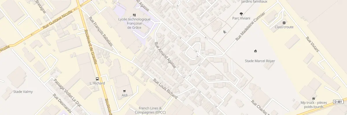 Plan du 48 Rue Amand Agasse au Havre