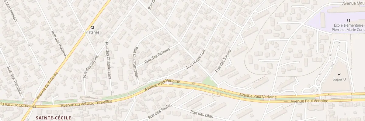 Plan du 113 Rue Pierre Loti au Havre