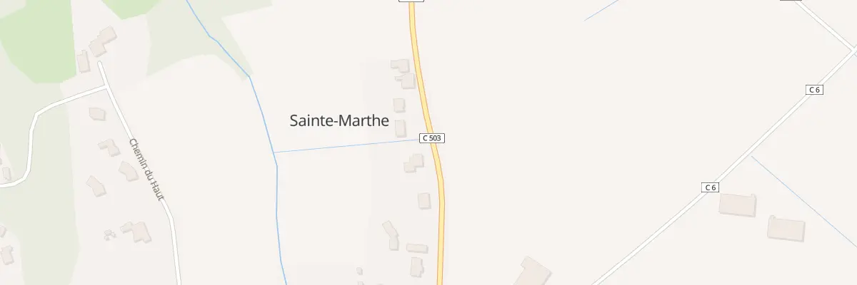 Plan du 285 Rte de Fourques à Sainte-Marthe