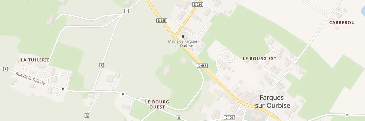 Plan du 220 Rue de la Tuilerie à Fargues-sur-Ourbise
