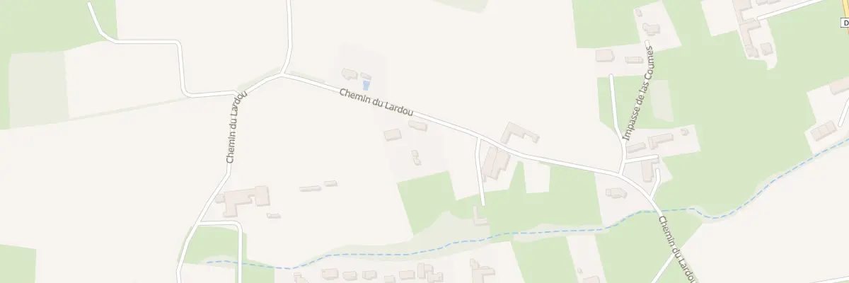 Plan du 5 Che du Lardou à Lescurry