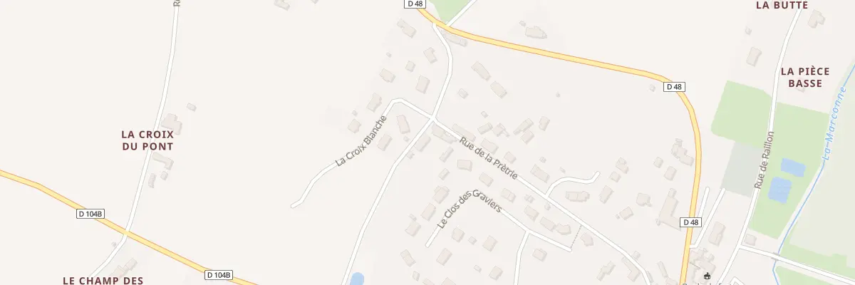 Plan du 11 Rue de la Pretrie au Lude