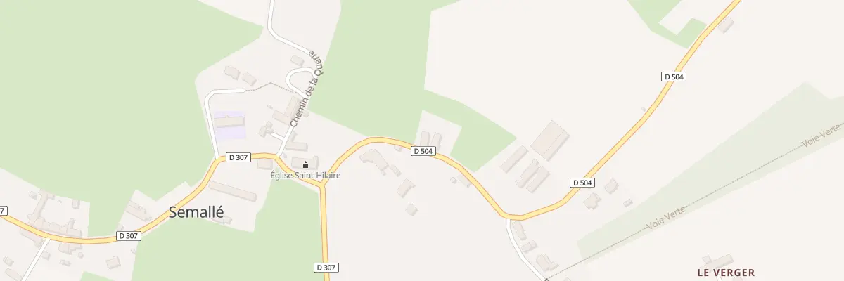 Plan du 1 Rue Moulin de Groutel à Semallé