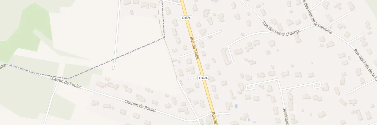 Plan du 54 Rue de Tivoli à Vœuil-et-Giget