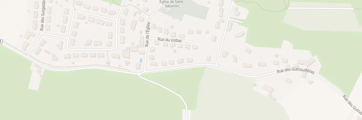 Plan du 5 Rue des Guinaudières à Saint-Saturnin