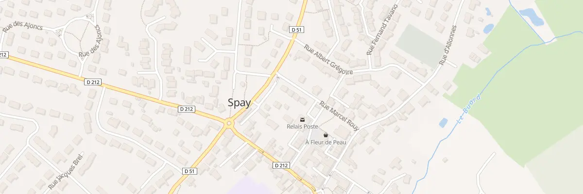 Plan du 2 Rue Marcel Rouy à Spay