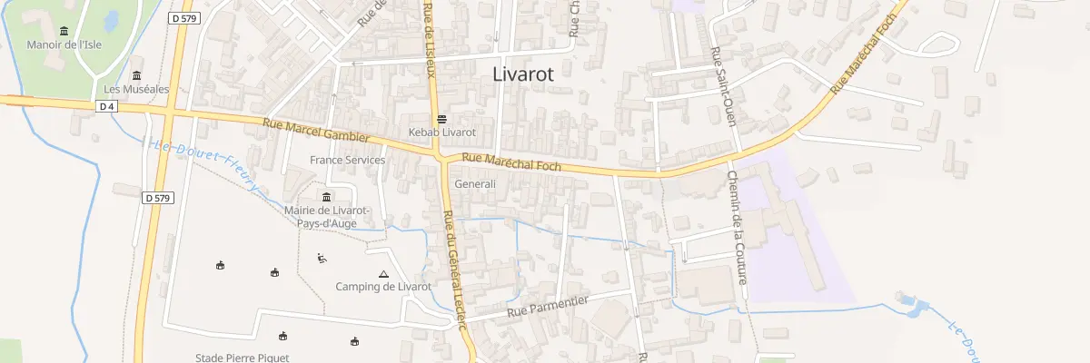 Plan du 27 Rue Mal Foch à Livarot-Pays-d’Auge