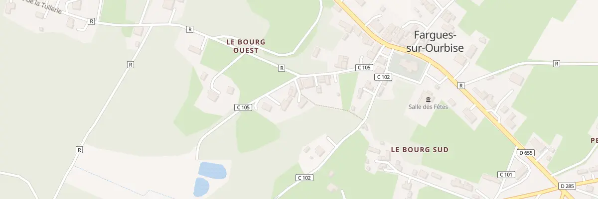 Plan du 5031 Le Bourg Ouest à Fargues-sur-Ourbise
