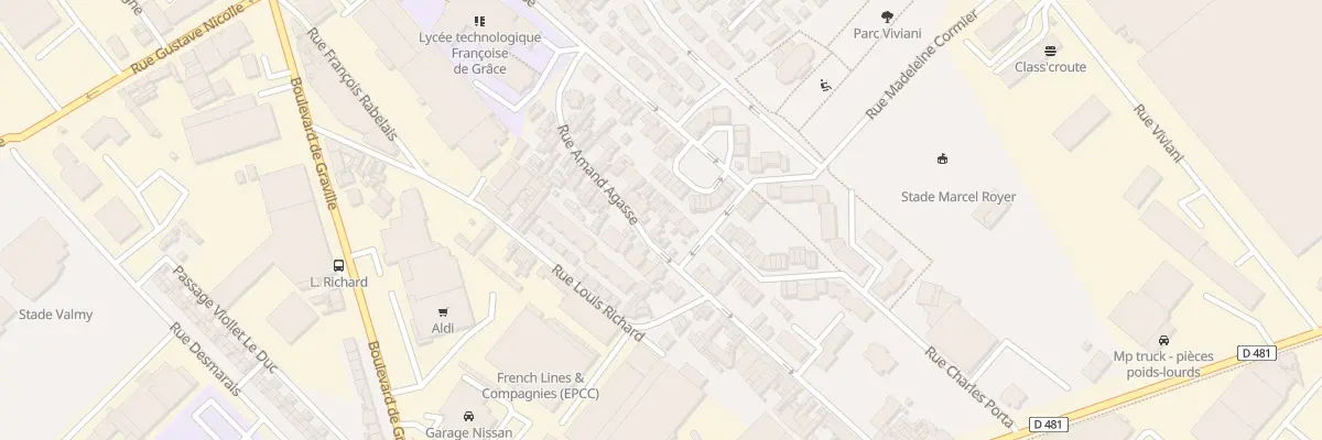Plan du 42 Rue Amand Agasse au Havre