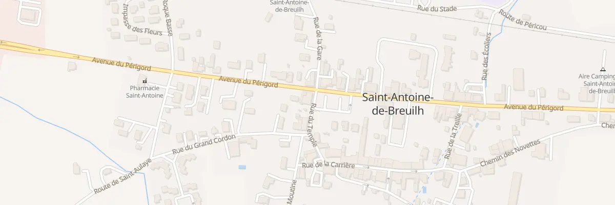 Plan du 30 Av du Périgord à Saint-Antoine-de-Breuilh