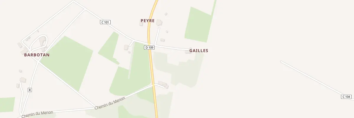 Plan du 711 Rte de Labarrère à Sainte-Maure-de-Peyriac