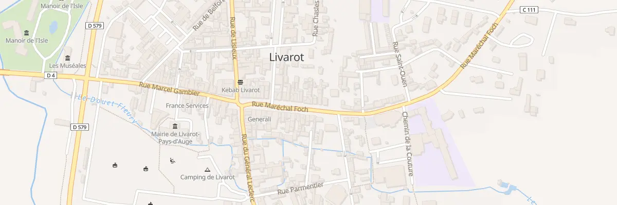 Plan du 40 Rue Mal Foch à Livarot-Pays-d’Auge