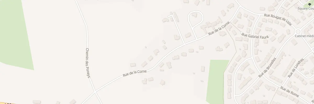Plan du 36 Rue de la Corne à La Chapelle-Saint-Aubin
