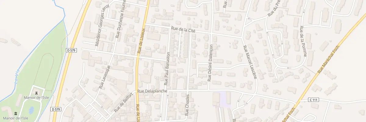 Plan du 19 Rue Chasles à Livarot-Pays-d’Auge