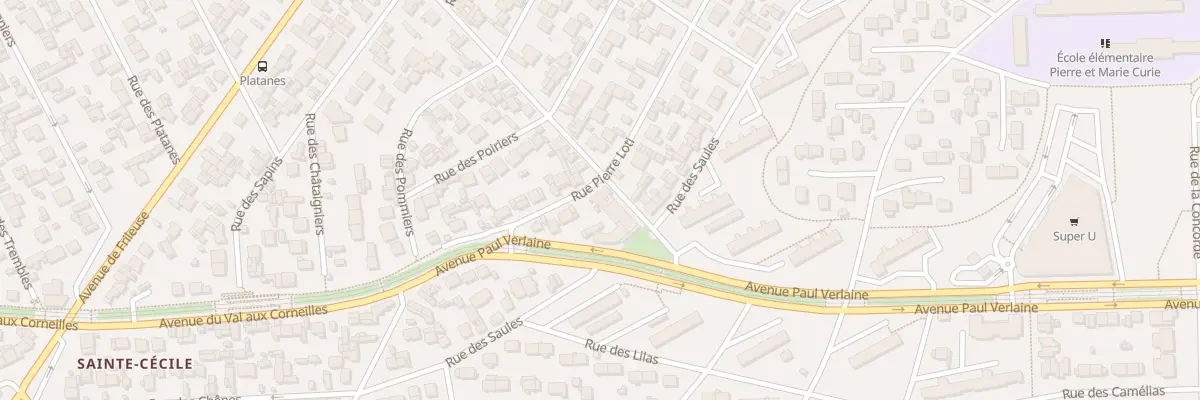 Plan du 7 Rue des Aubépines au Havre