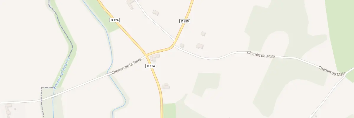 Plan du 21 Che du Malé à Haget