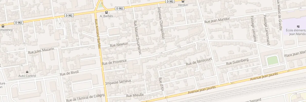 Plan du 33 Rue de Provence au Havre