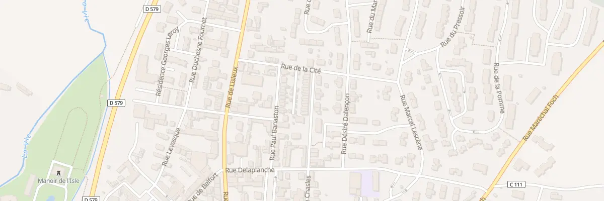Plan du 31 Rue Chasles à Livarot-Pays-d’Auge
