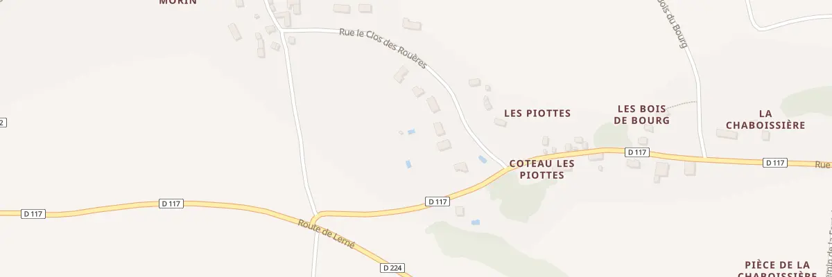 Plan du 6 Rue le Clos des Roueres à Seuilly