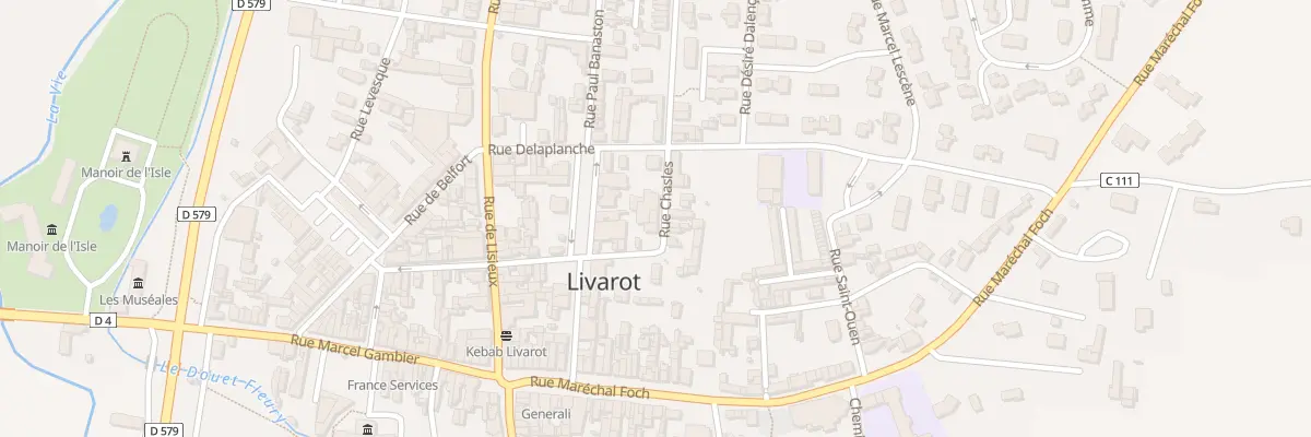 Plan du 3 Rue Chasles à Livarot-Pays-d’Auge
