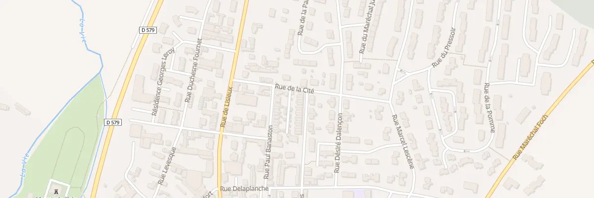 Plan du 47 Rue Chasles à Livarot-Pays-d’Auge