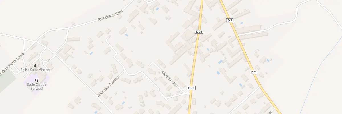 Plan du 3 Rue Quéreux du Sable à Champigny en Rochereau