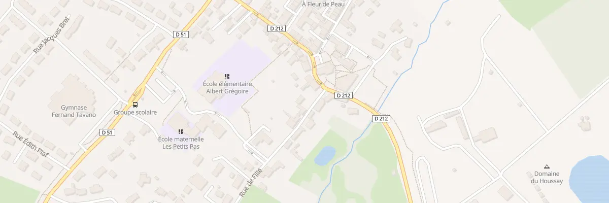 Plan du 2 Rue de Fillé à Spay