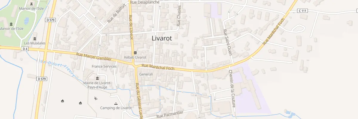 Plan du 46 Rue Mal Foch à Livarot-Pays-d’Auge
