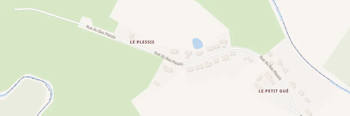 Plan du 86 Rue du Bas Plessis à Chenay
