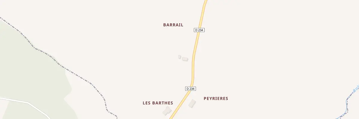 Plan du 1 Barrail à Landerrouat