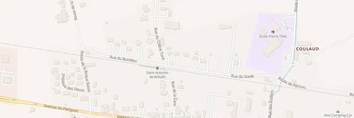 Plan du 29 Rue du Stade à Saint-Antoine-de-Breuilh