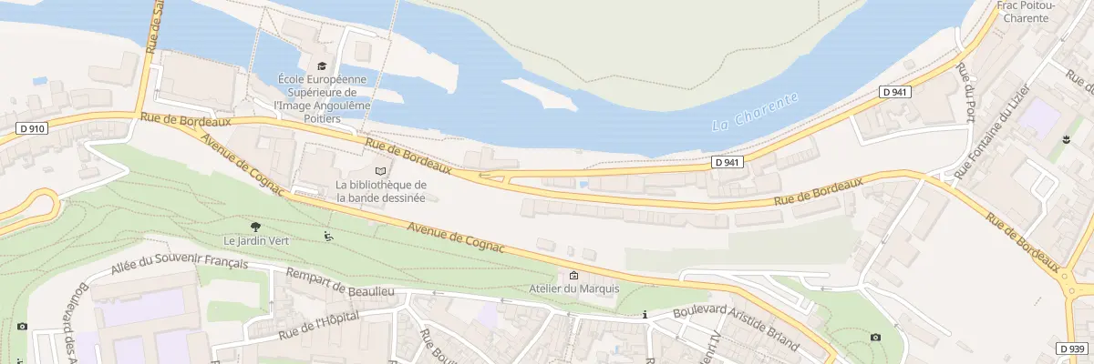 Plan du 98 Rue de Bordeaux à Angoulême