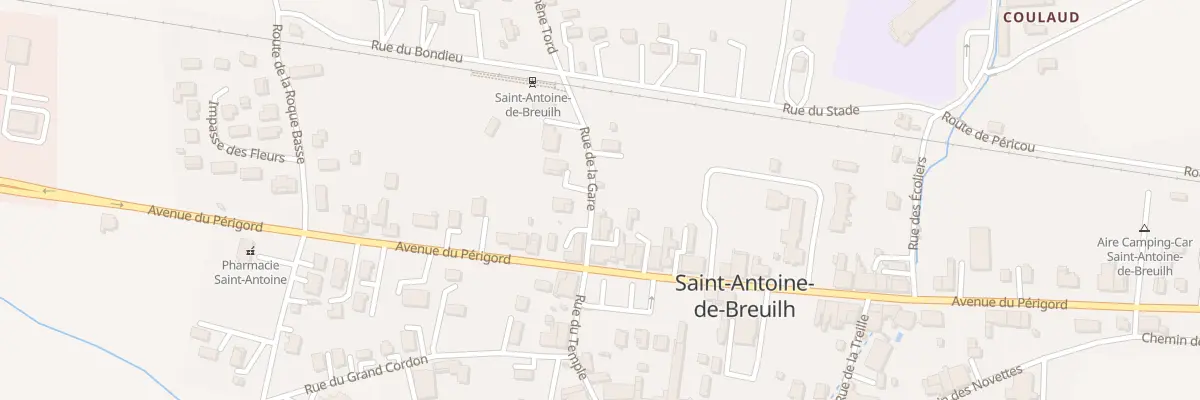 Plan du 121 Le Bourg à Saint-Antoine-de-Breuilh