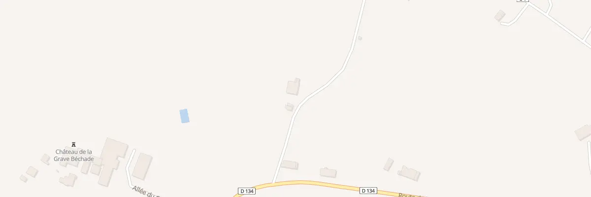 Plan du 39 La Grave à Baleyssagues