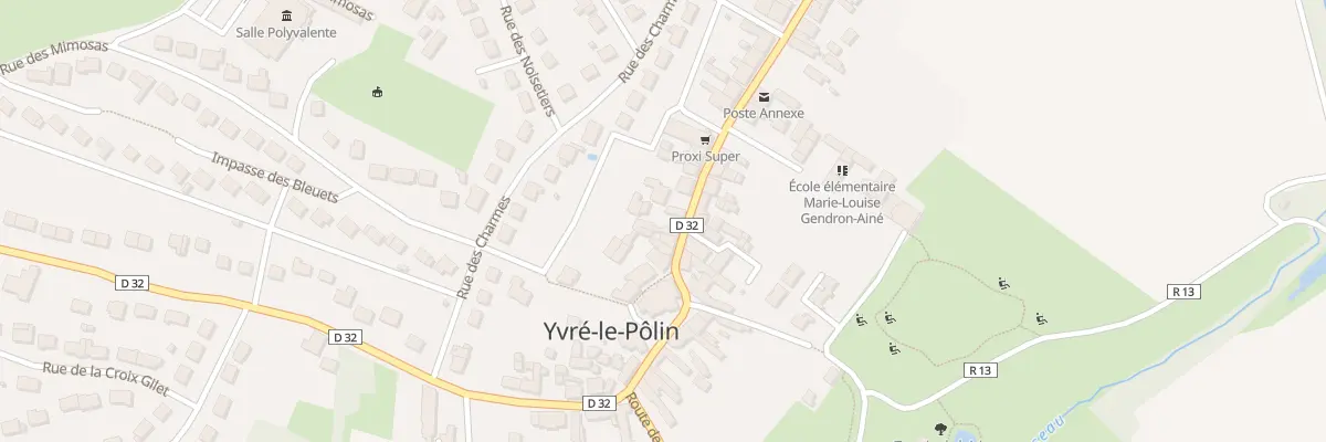 Plan du 14 Rue du 8 Mai à Yvré-le-Pôlin